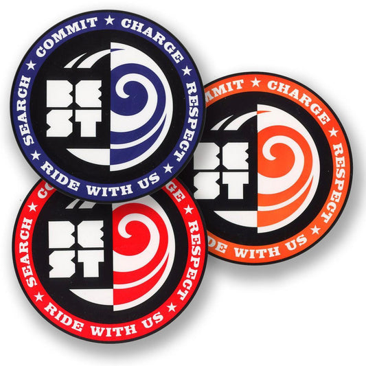 Best 'Ride with Us' Sticker Set - Kiteshop.com