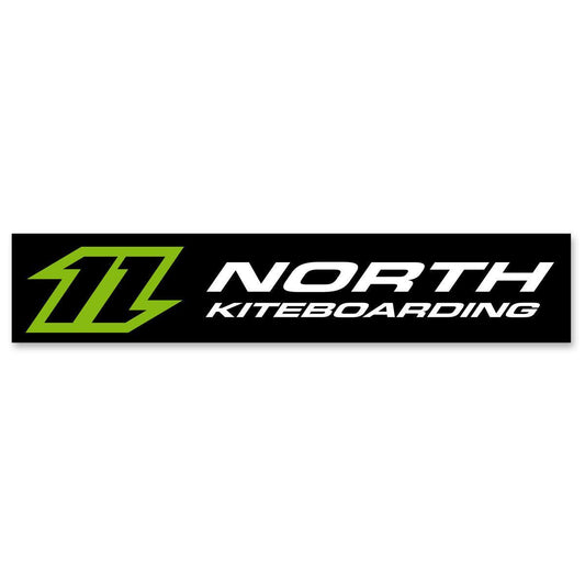 North Kiteboarding Rectangular Banner Sticker - Kiteshop.com