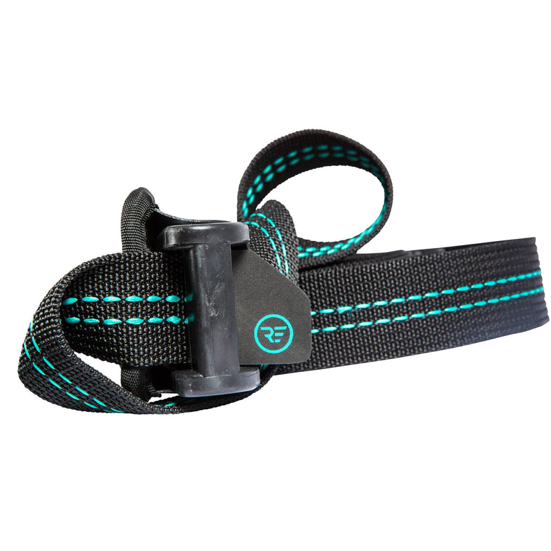 Ride Engine Trip Tie Down Black Narrow Straps
