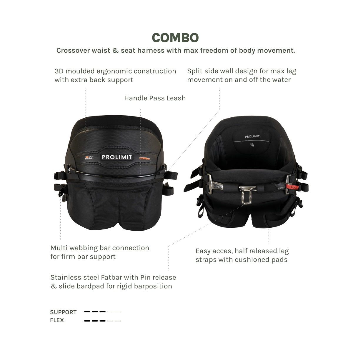 Prolimit Combo Seat Harness