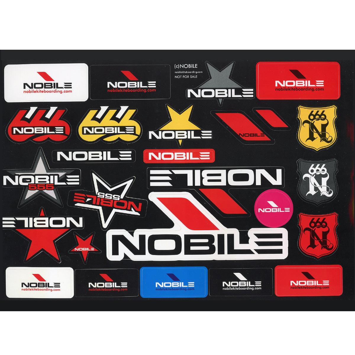 Nobile Kiteboarding Sticker Sheet - Kiteshop.com