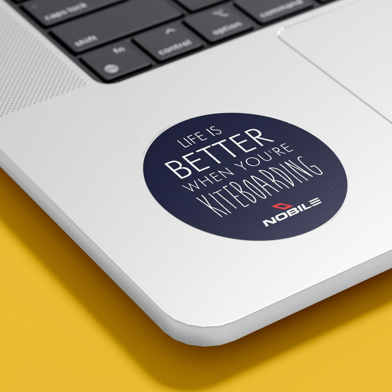 Nobile 'Life Is Better' Sticker Set - Kiteshop.com