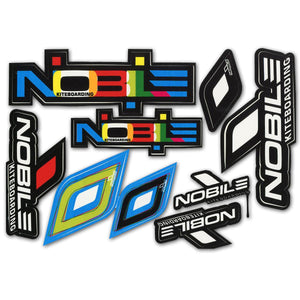 Nobile Kiteboarding Logo Sticker Sheet - Kiteshop.com