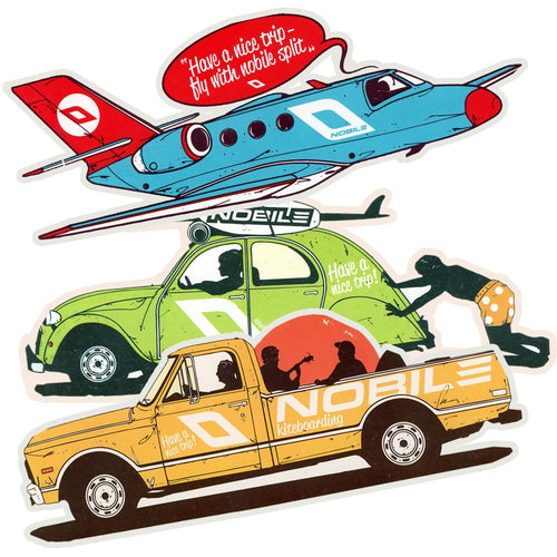 Nobile Travel Sticker Set - Kiteshop.com