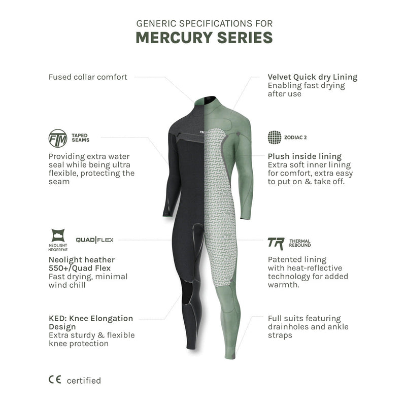 Prolimit Mercury Freezip 5/4 FTM TR