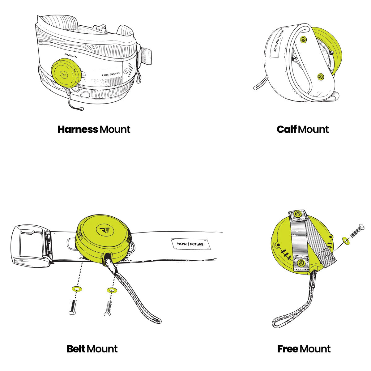 Ride Engine RE_Tractable Reel Leash