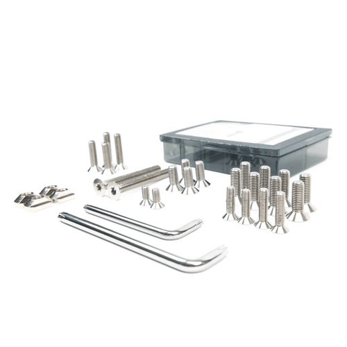 Axis S-Series Complete Screw Set - Titanium - Kiteshop.com