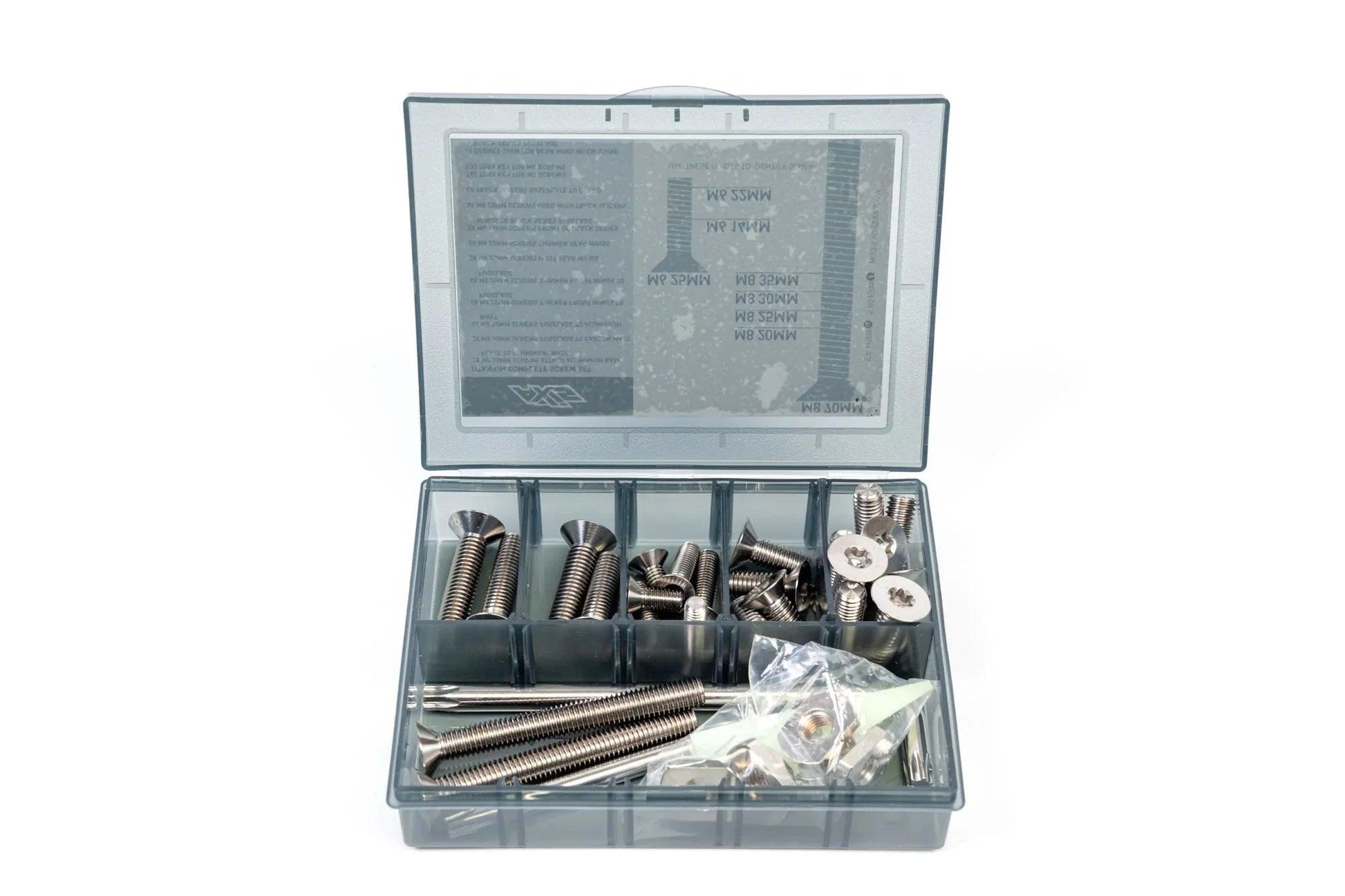 Axis S-Series Complete Screw Set - Titanium - Kiteshop.com