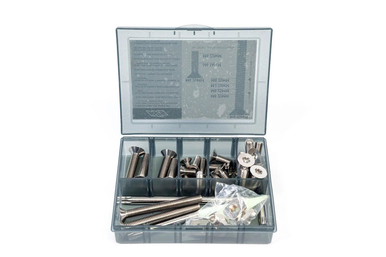 Axis S-Series Complete Screw Set - Titanium - Kiteshop.com