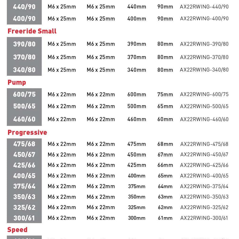 Axis Speed Rear Wing - Kiteshop.com